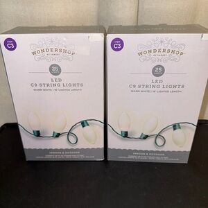 Wondershop Christmas Warm White Lights TWO packs